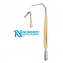 Aufricht Nasal Retractor With Fiber Optic Light,Blade Width 8 mm,Length 20 cm